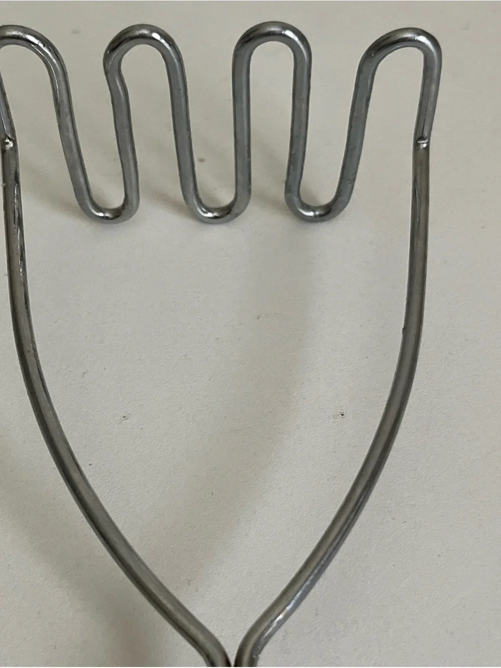 Vintage Ekco Potato Vegetable Masher Black Handle Stainless Steel 9.5”
